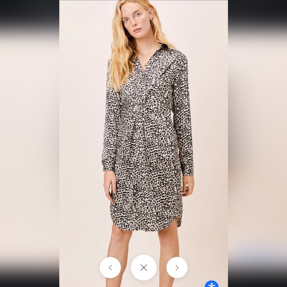 Twist front dress